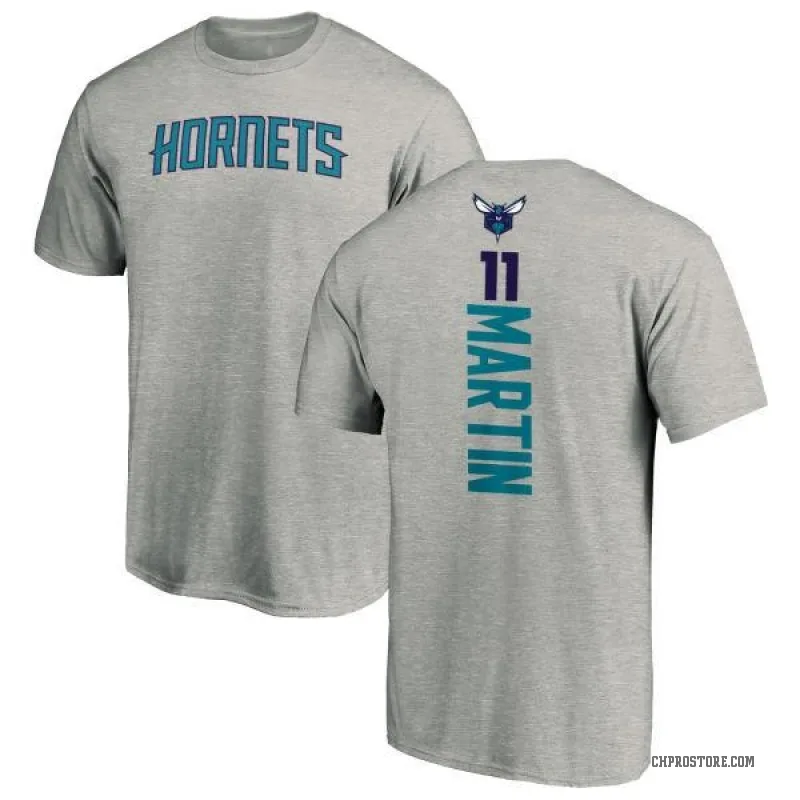 Cody Martin Men's Charlotte Hornets Ash Backer T-Shirt