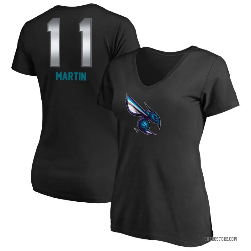 Cody Martin Women's Black Charlotte Hornets Midnight Mascot T-Shirt