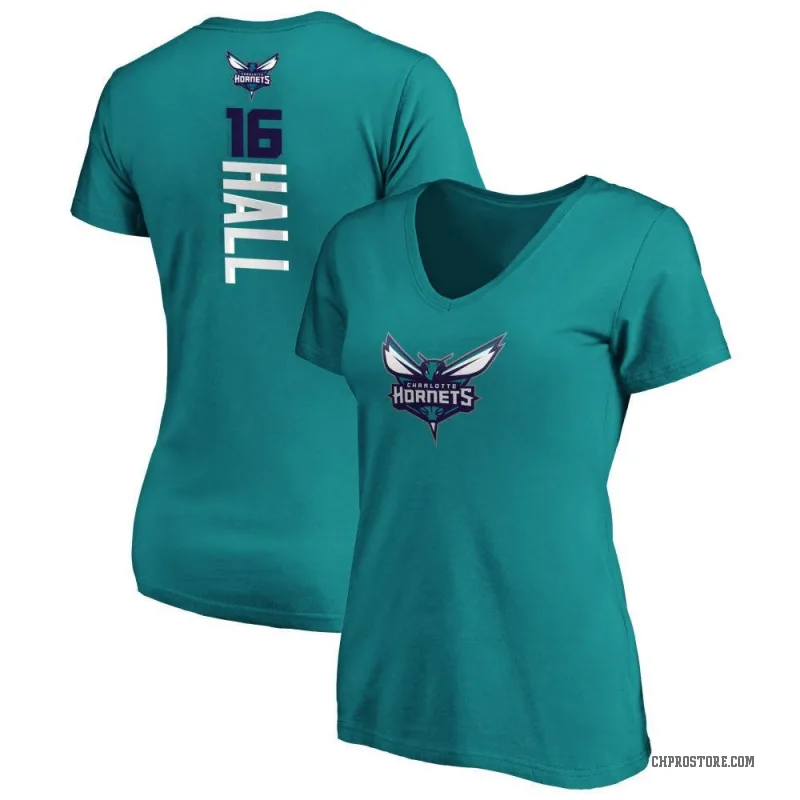 PJ Hall Women's Teal Charlotte Hornets Backer T-Shirt