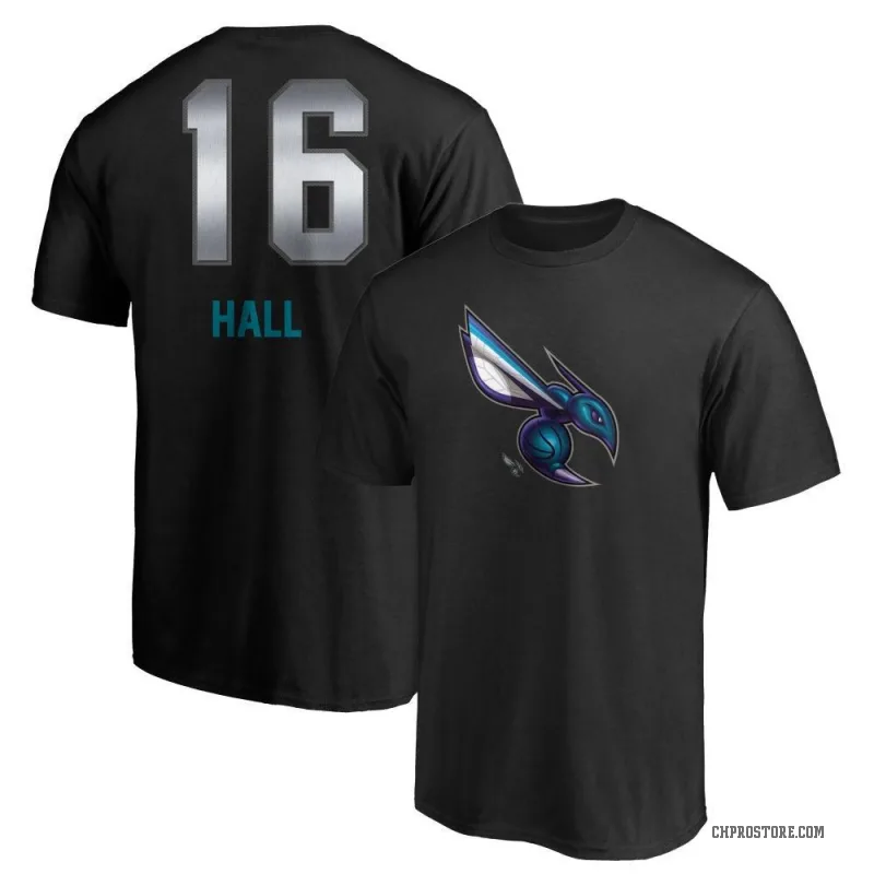 PJ Hall Youth Black Charlotte Hornets Midnight Mascot T-Shirt