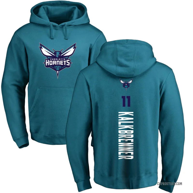 Ryan Kalkbrenner Men's Teal Charlotte Hornets Branded Backer Pullover Hoodie