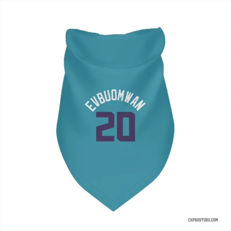 Tosan Evbuomwan  Purple Charlotte Hornets   Teal  Cat & Dog Pet Bandana