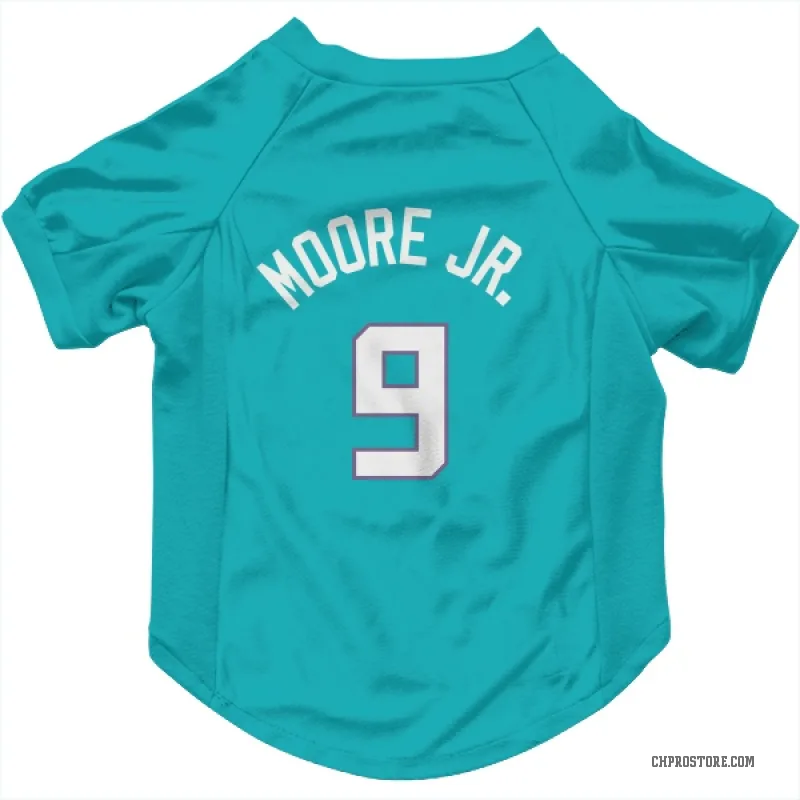 Wendell Moore Jr. Teal Charlotte Hornets Cat & Dog Pet Jersey